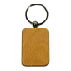 Porte-clé carré bois personnalisé