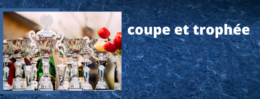 coupe et trophée